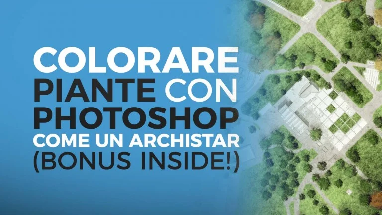 Come colorare piante in Photoshop e creare disegni da archistar + BONUS INSIDE!